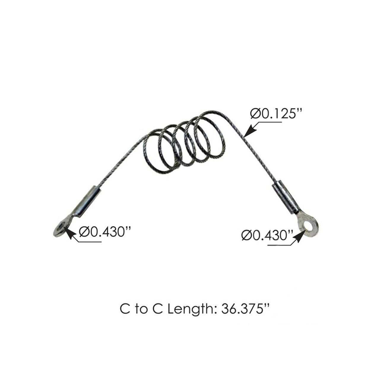 Freightliner M2 Thomas Built C6 Hood Restraint Cable A1713830005