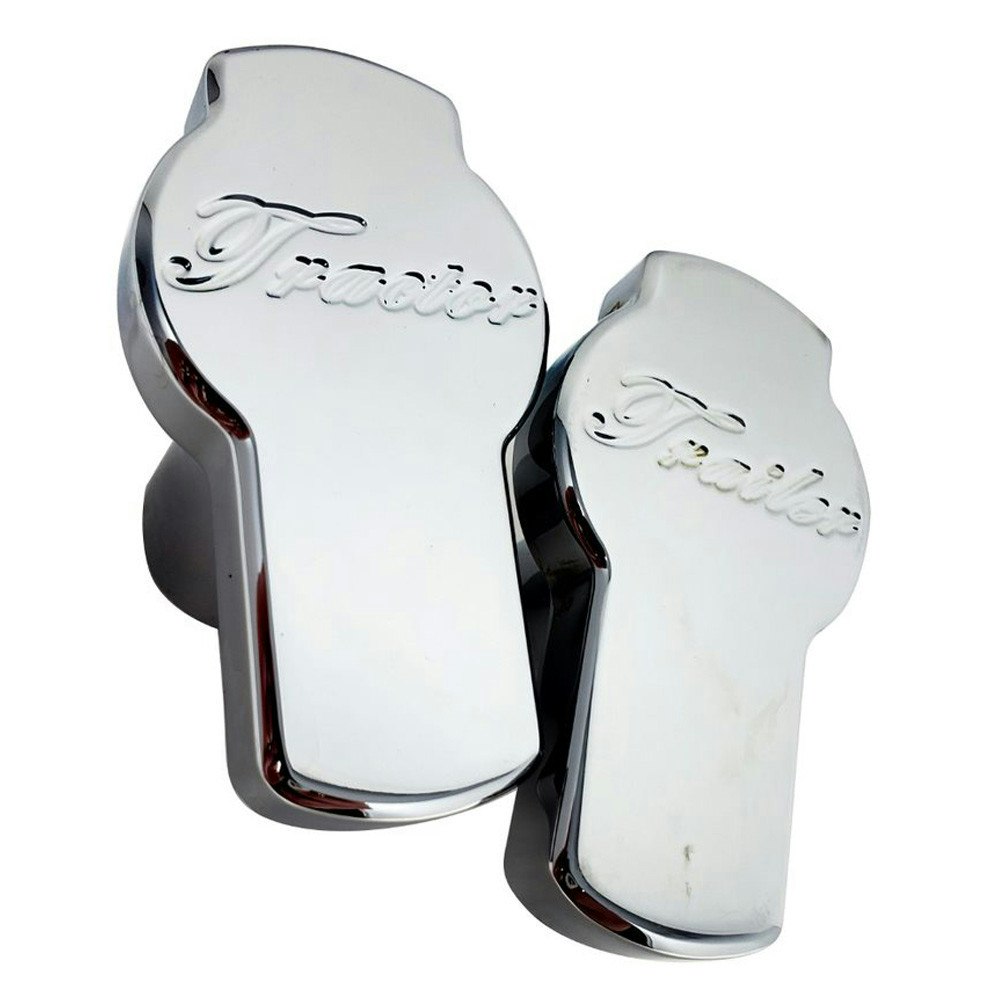 Engraved Tractor Trailer Script Air Brake Knob Raney's Truck Parts