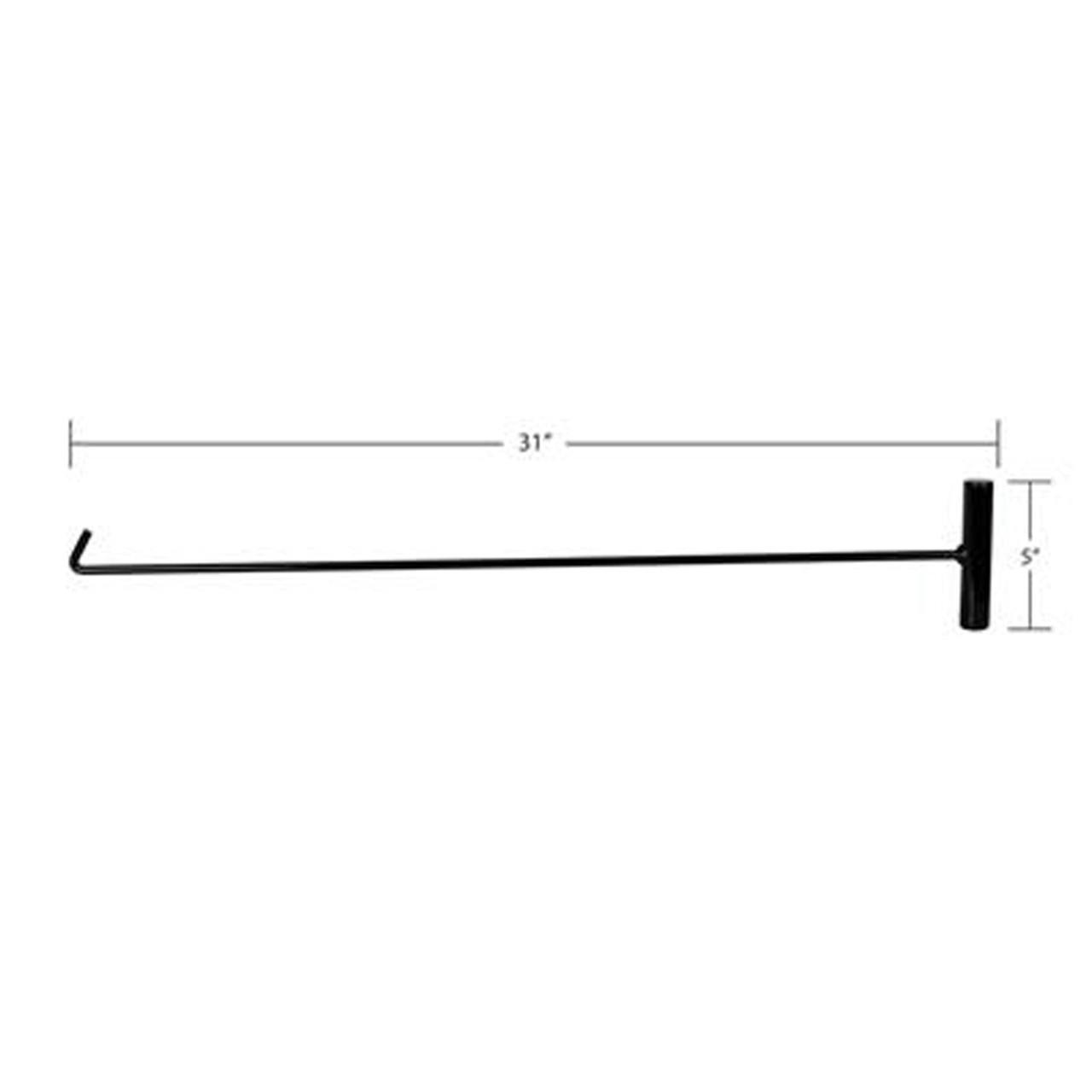 Black 31" Fifth Wheel Pin Puller Raney's Truck Parts