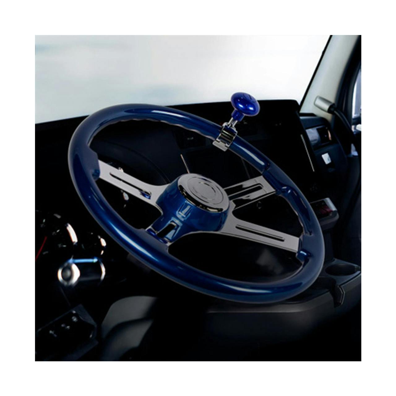 Chrome Steering Wheel Horn Button Raney's Truck Parts