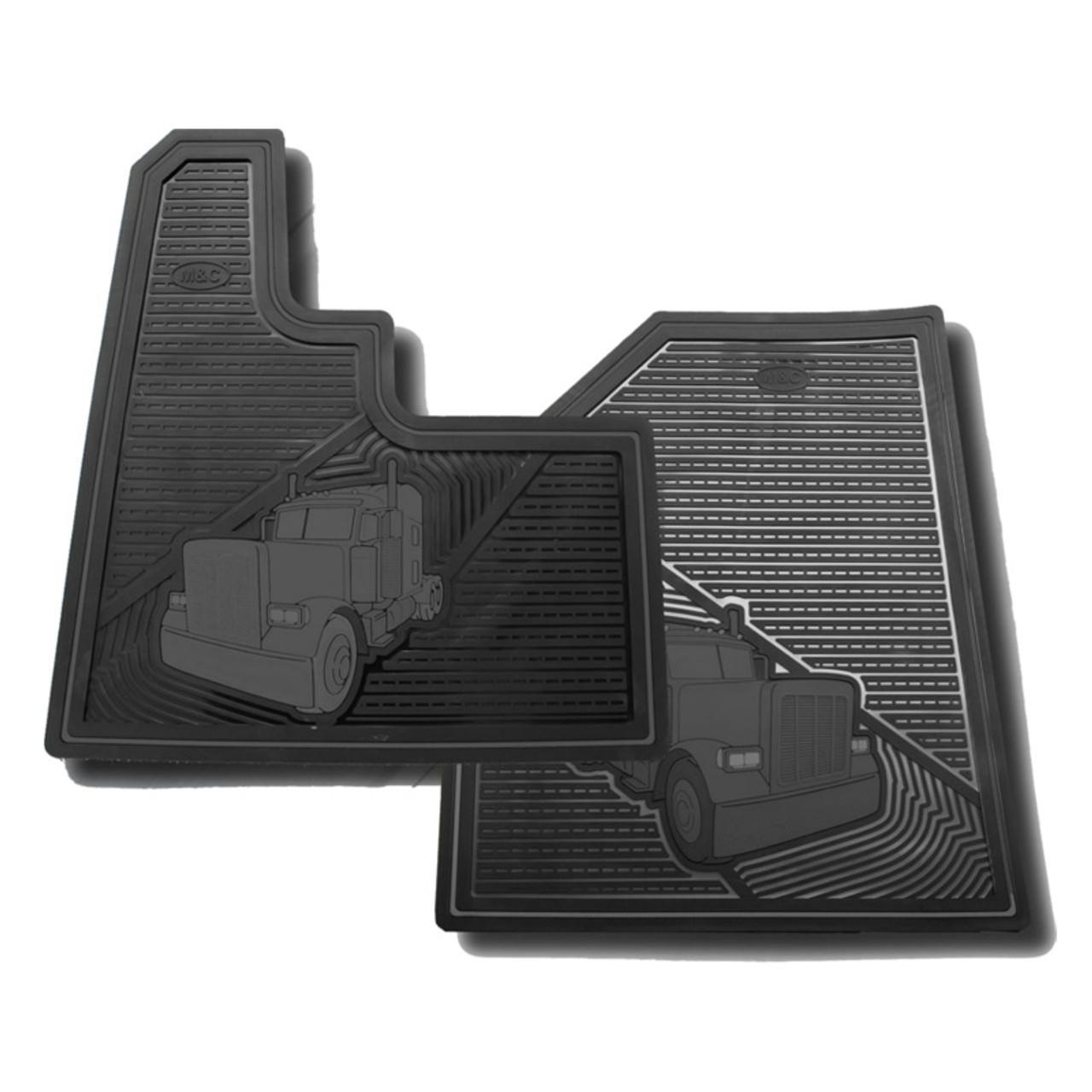 Peterbilt 379 Rubber Floor Mats Raney's Truck Parts