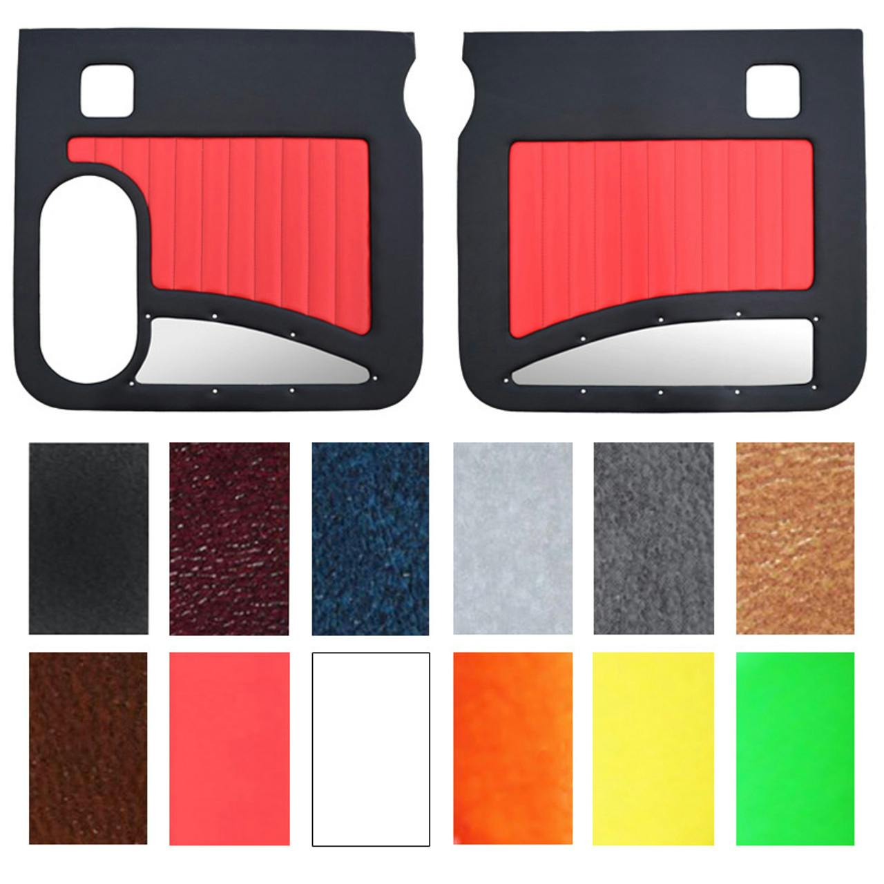 Peterbilt 359 379 197404 Street Rod Style Door Panels Raney's Truck