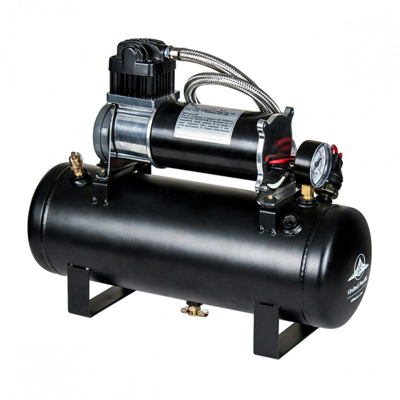 Justitie nadering lucht Heavy Duty 12V Air Compressor with Tank - 150 PSI - Raney's Truck Parts