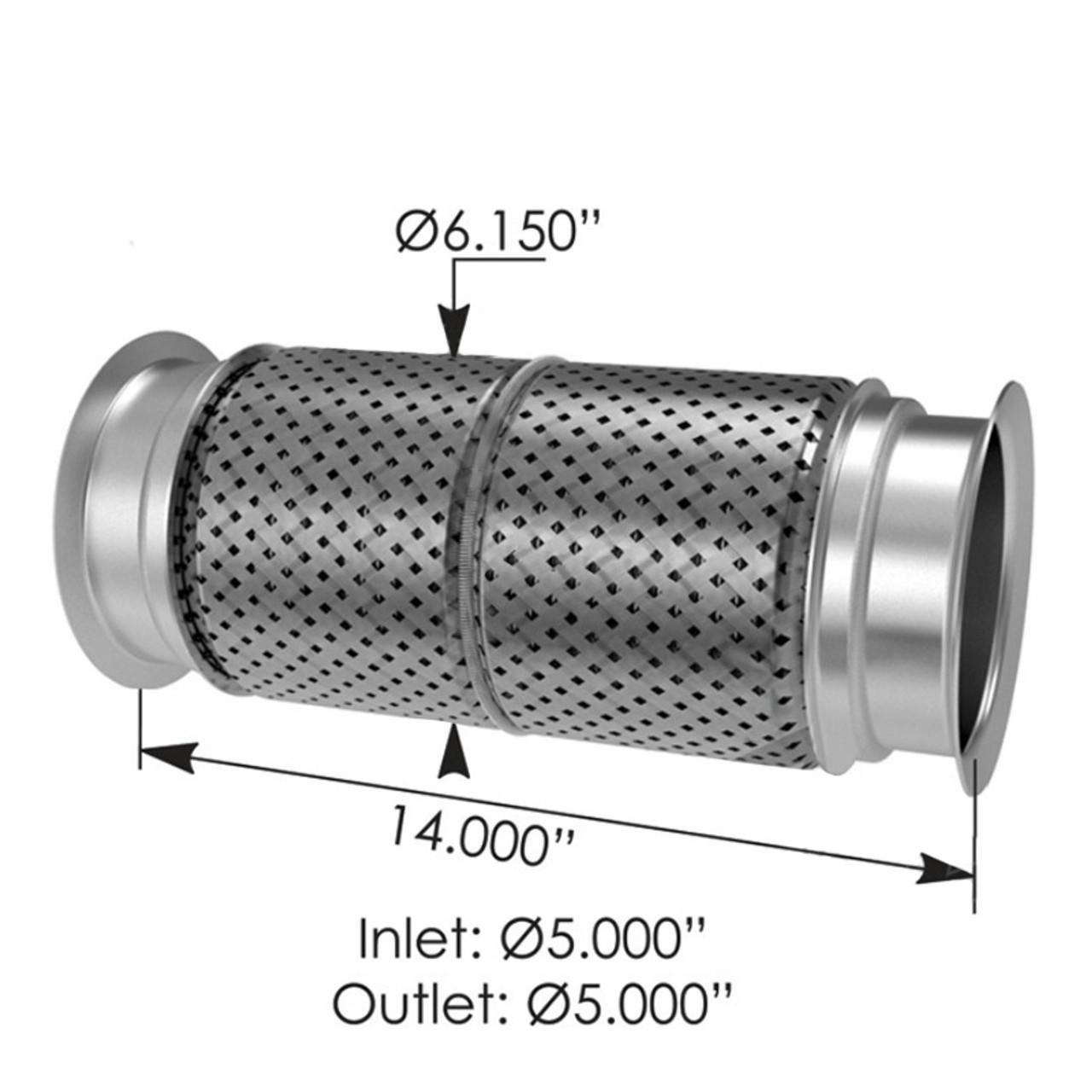 Freightliner Exhaust Flex Pipe 0428675000