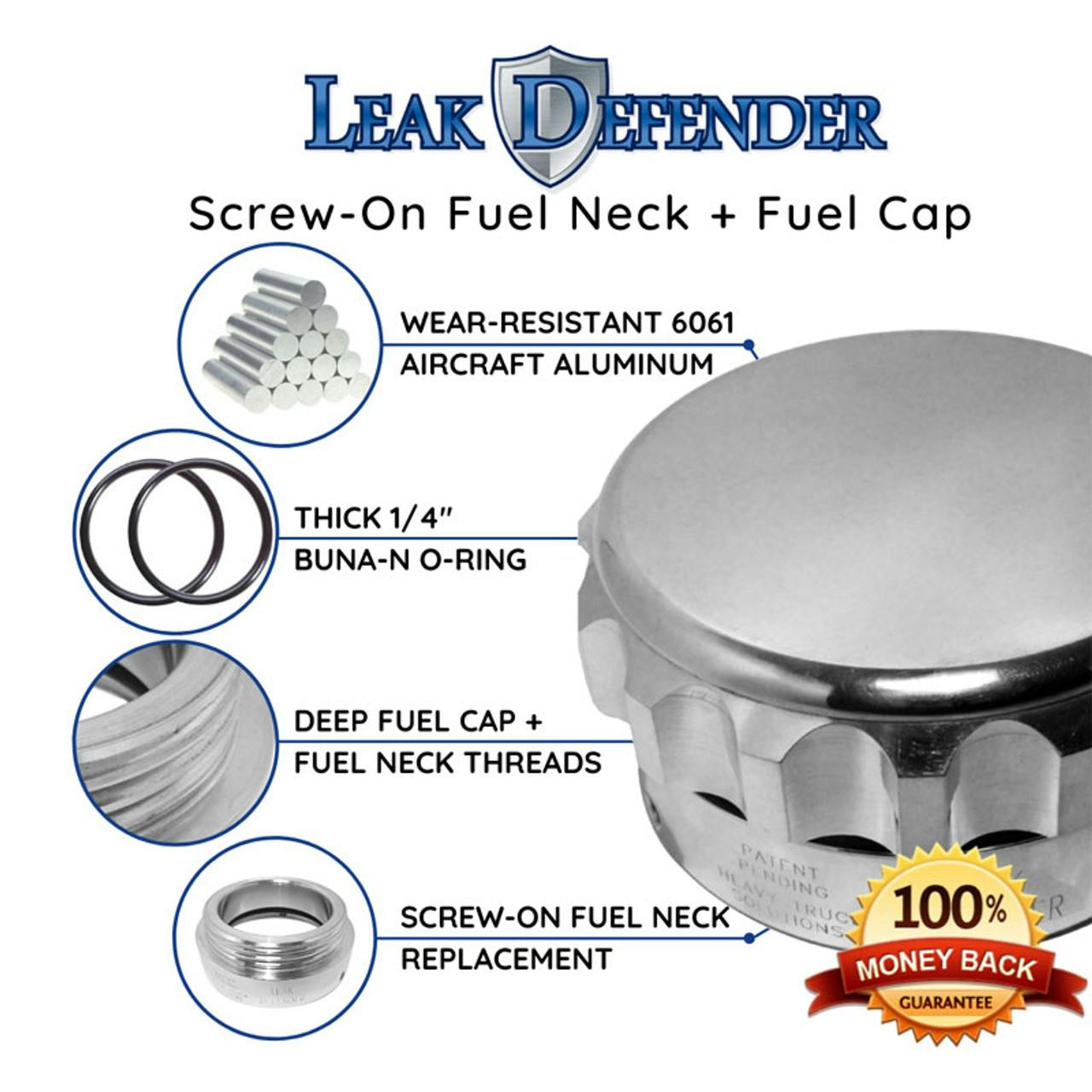 Western Star Leak Defender Fuel Cap and AntiSiphon Neck