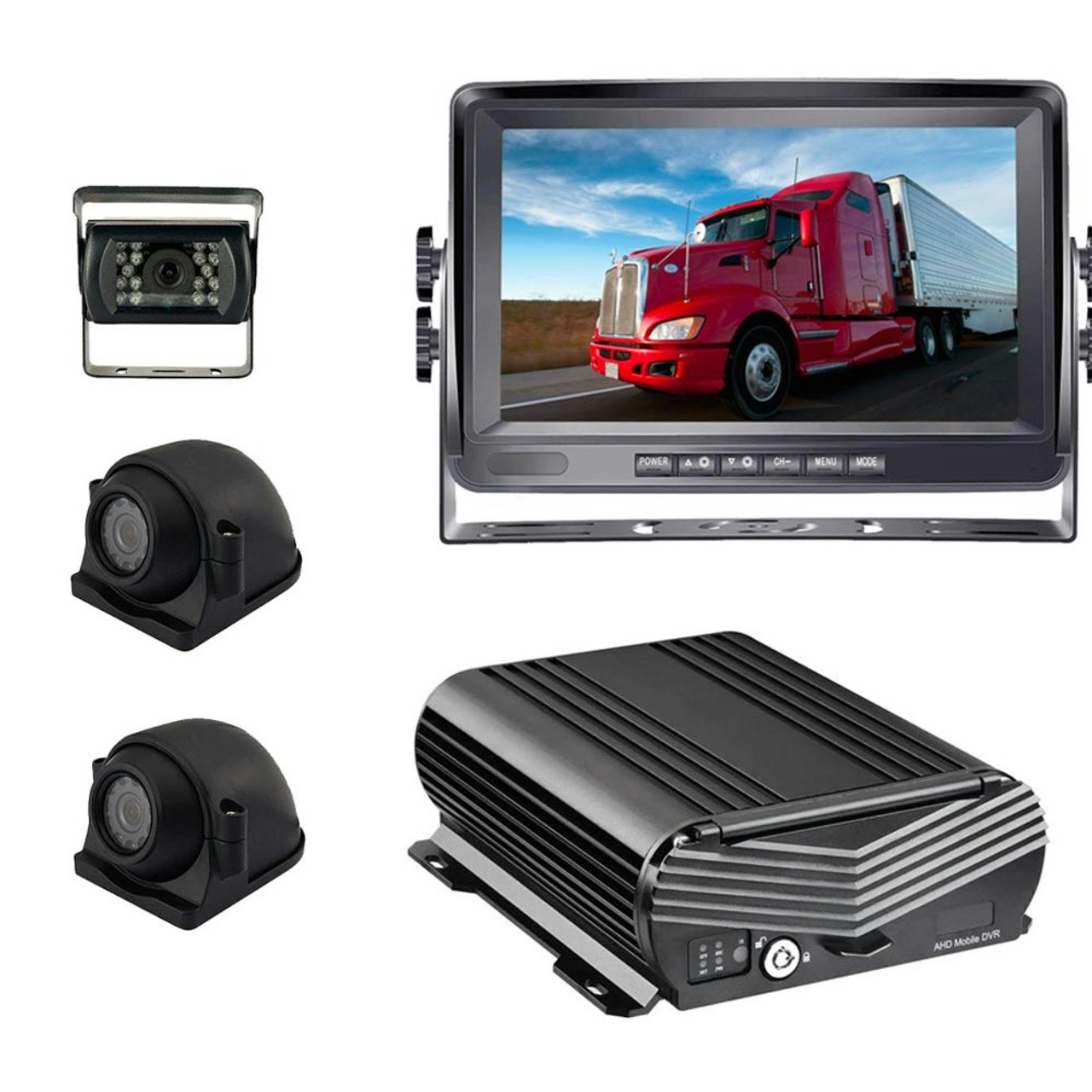 Universal Heavy Duty Live Stream MNVR Dash Cam With 4G WIFI GPS - Raney ...