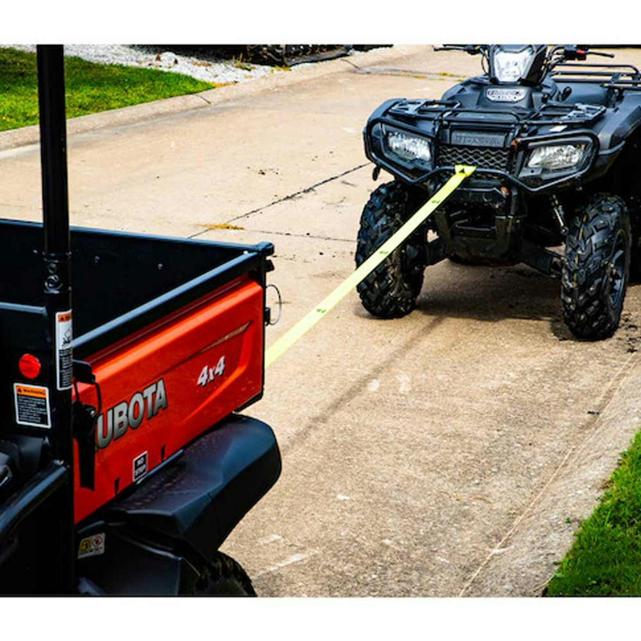 Heavy Duty 12' ATV UTV Tow Strap Kit Raney's Truck Parts