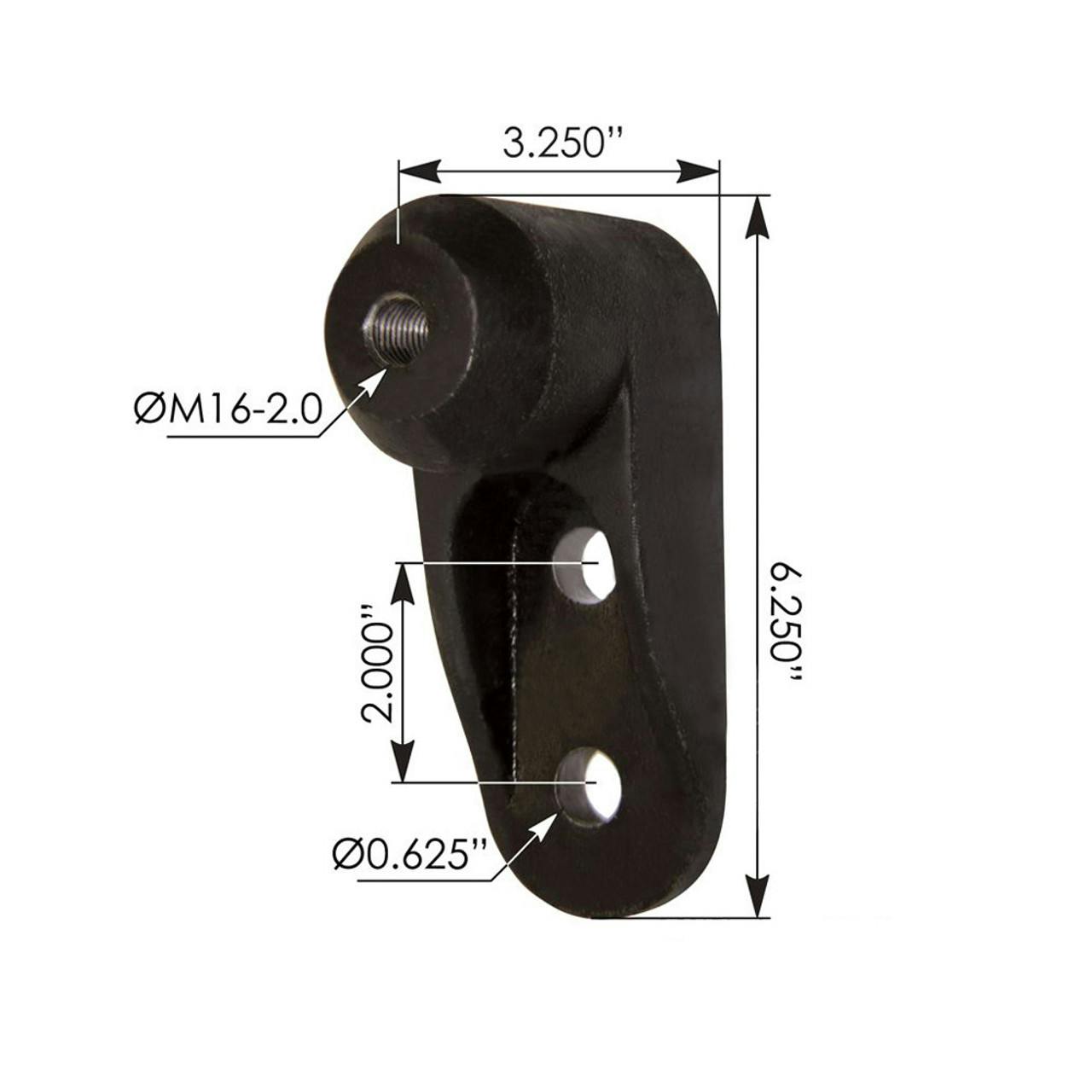 International Front Shock Support Bracket 3810906C1 Raney's Truck Parts