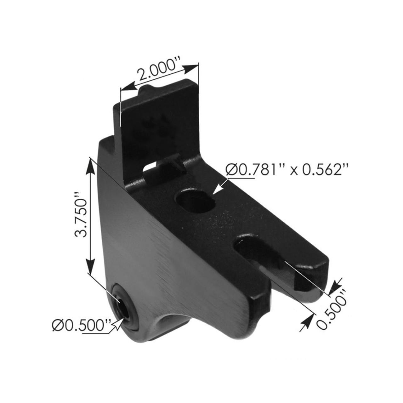 Kenworth T680 2008+ Hood Hinge Pivot Bracket L486108 L486108 Raney's