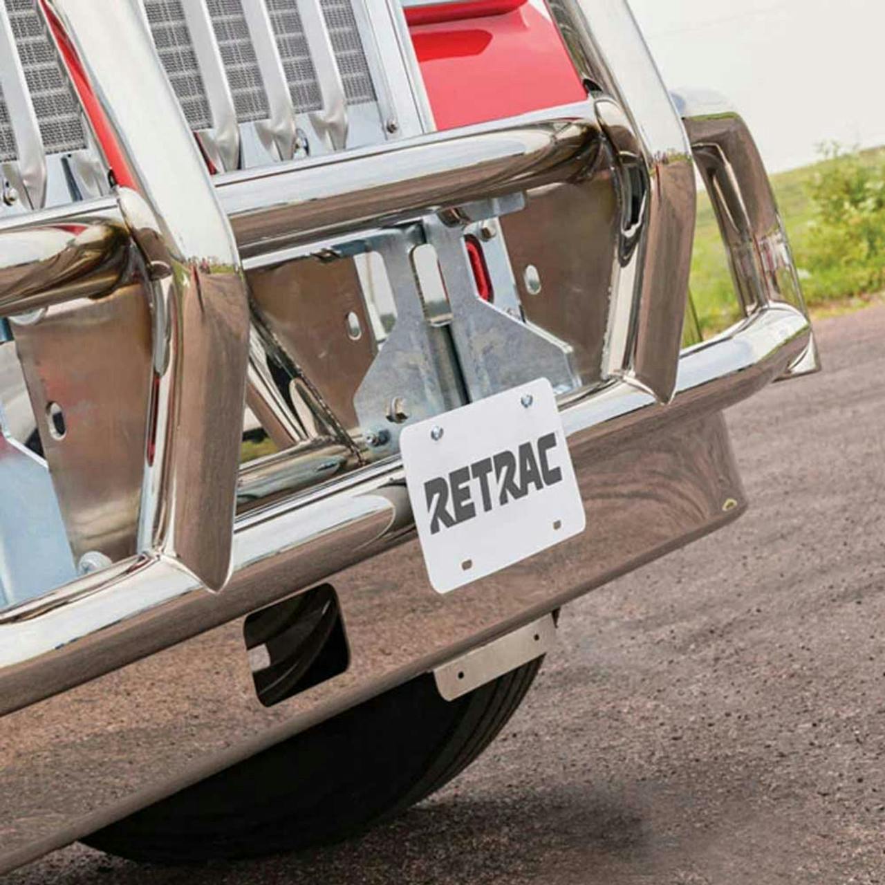 Retrac Universal Grill Guard License Plate Mounting Bracket Raney's