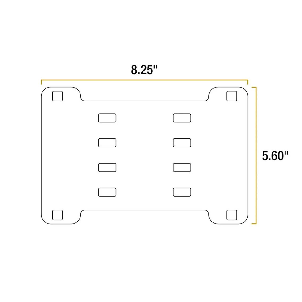 Retrac Universal Grill Guard License Plate Mounting Bracket Raney's