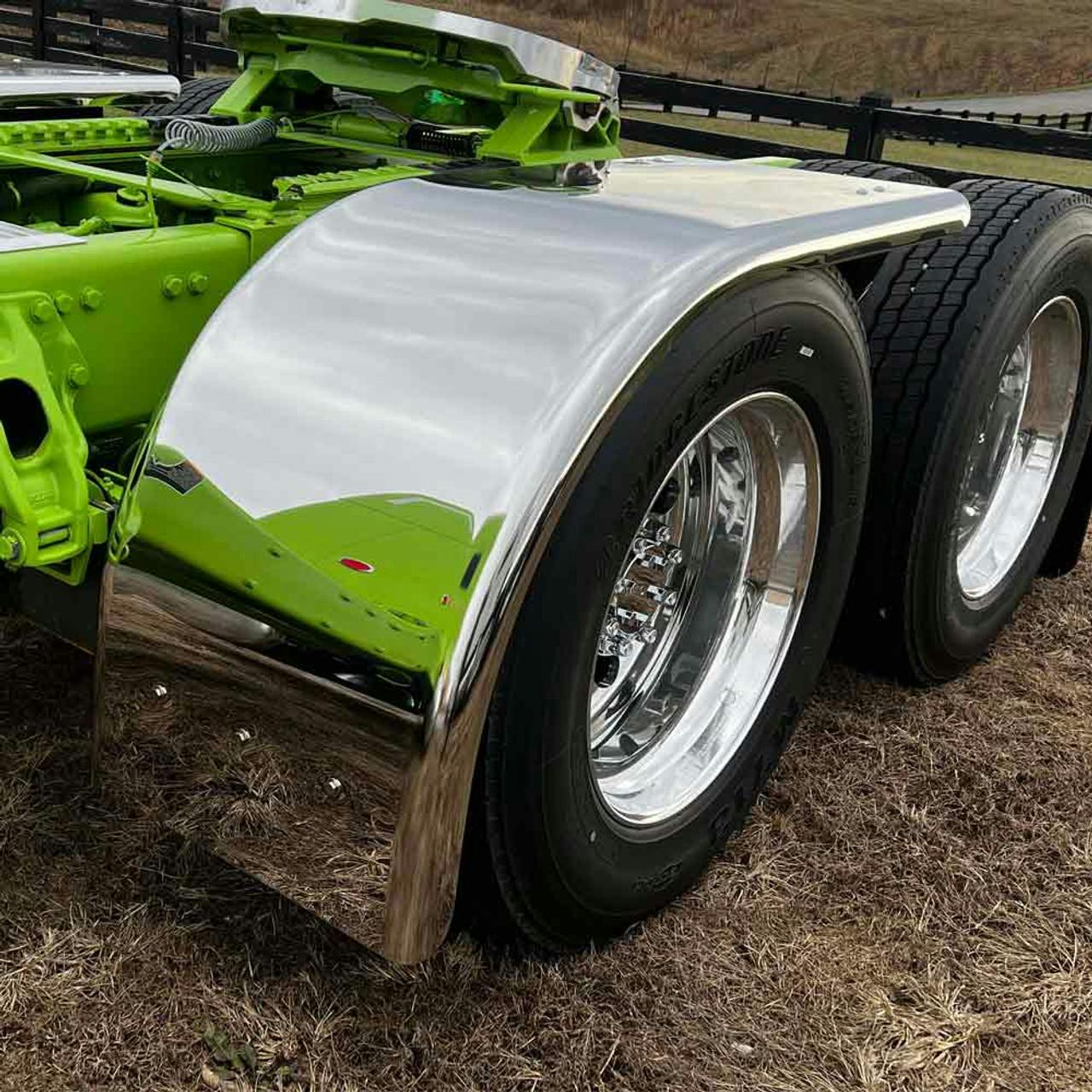 Hogebuilt Peterbilt Kenworth Down Low Blind Mount Half Tandem Fender