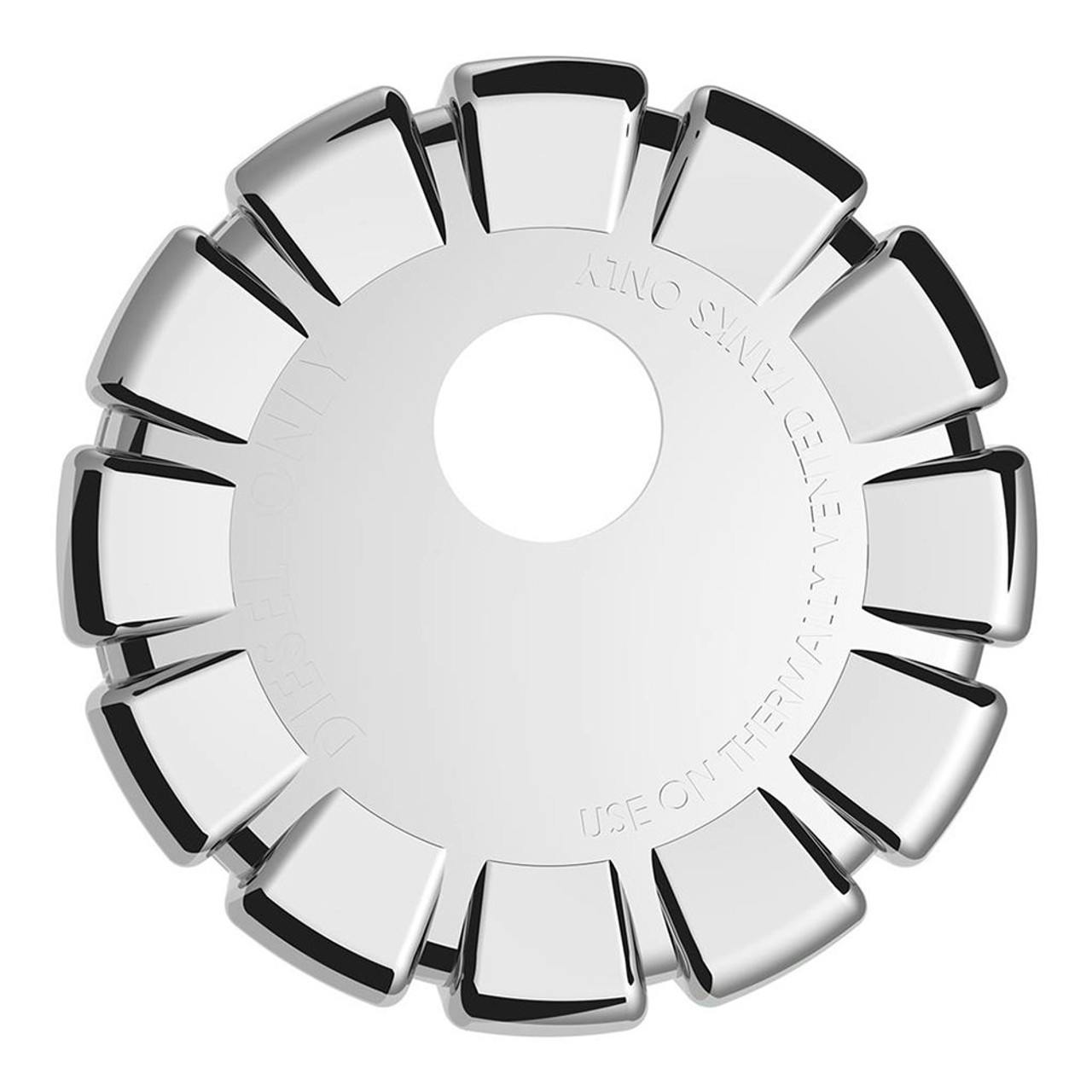 Kenworth Chrome Plastic Locking Fuel Cap Cover Raney's Truck Parts