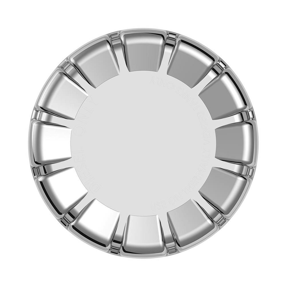 Kenworth Chrome Plastic NonLocking Fuel Cap Cover Raney's Truck Parts