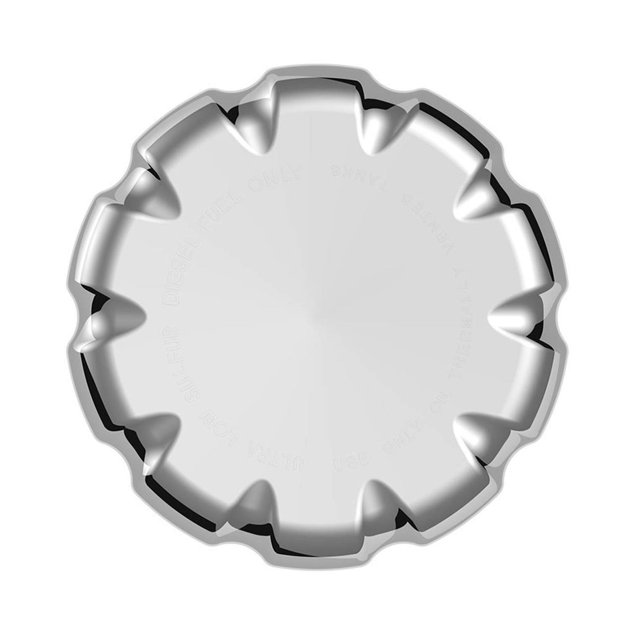Volvo Chrome Plastic NonLocking Fuel Cap Cover Raney's Truck Parts