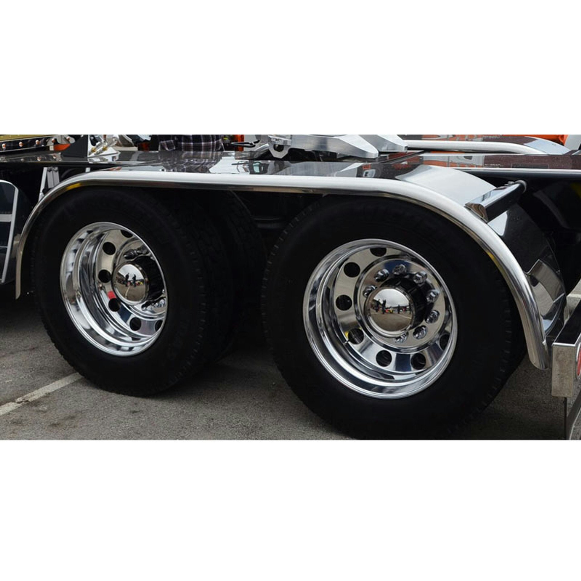 Hogebuilt Premium Stainless Steel 143" Full Tandem Low Rider Fenders