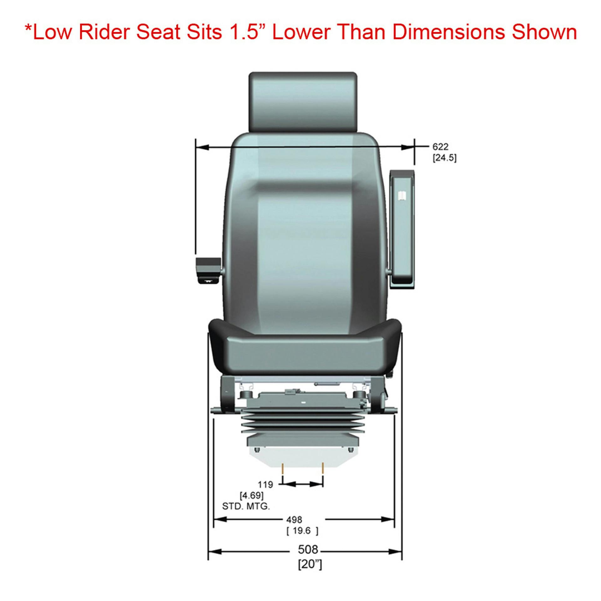 Harrier High Back Truck Seat By Knoedler Raney's Truck Parts