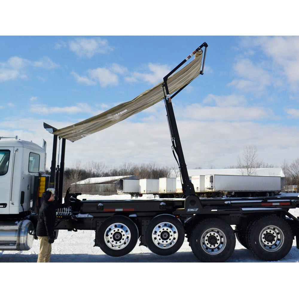 18oz Heavy Duty Vinyl Roll Tarp For Open Top Trailer Raney's Truck Parts