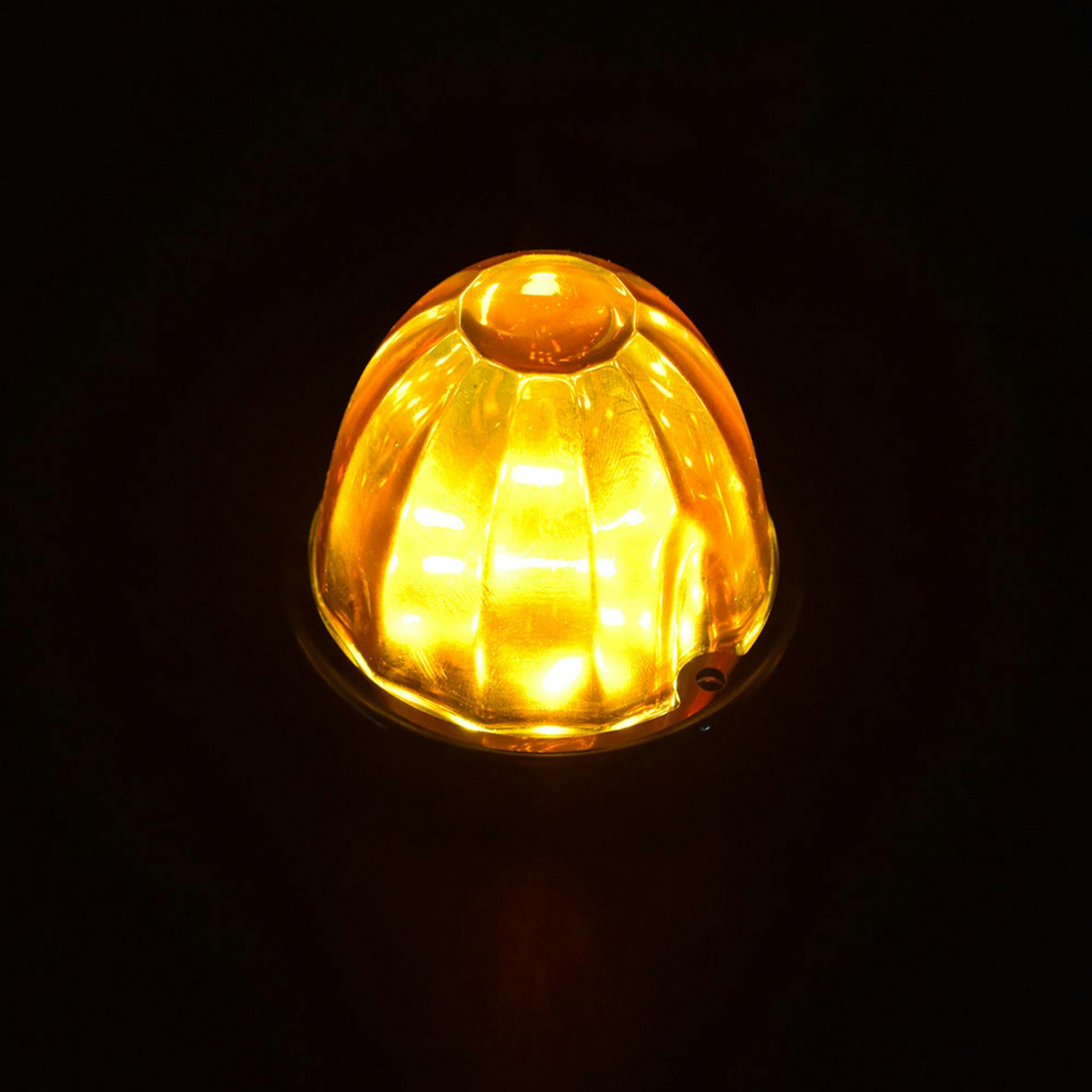 Glass Lens Watermelon LED Light By Valley Chrome Raney's Truck Parts