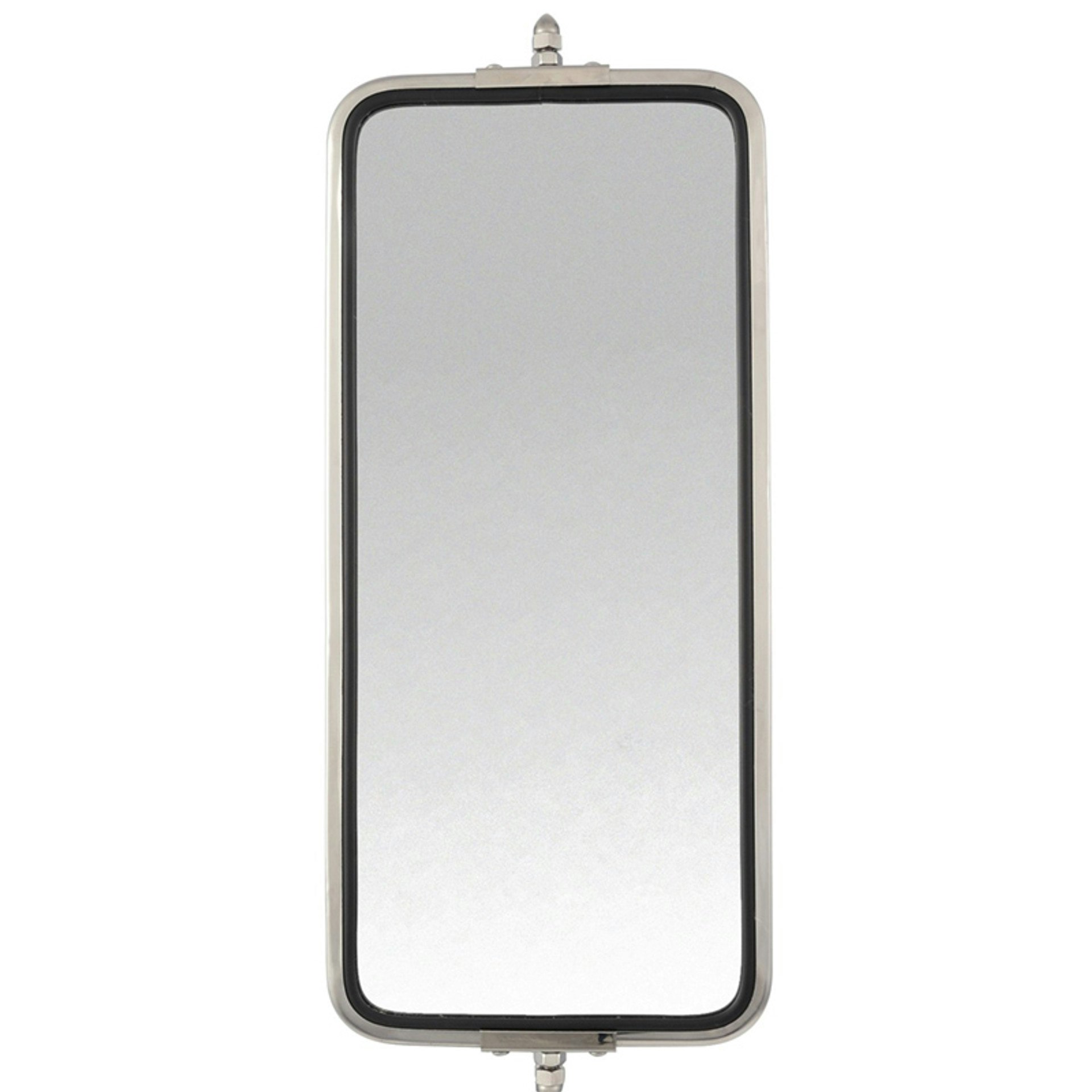 West Coast Stainless Steel Mirror With 9 LED Strip Raney's Truck Parts