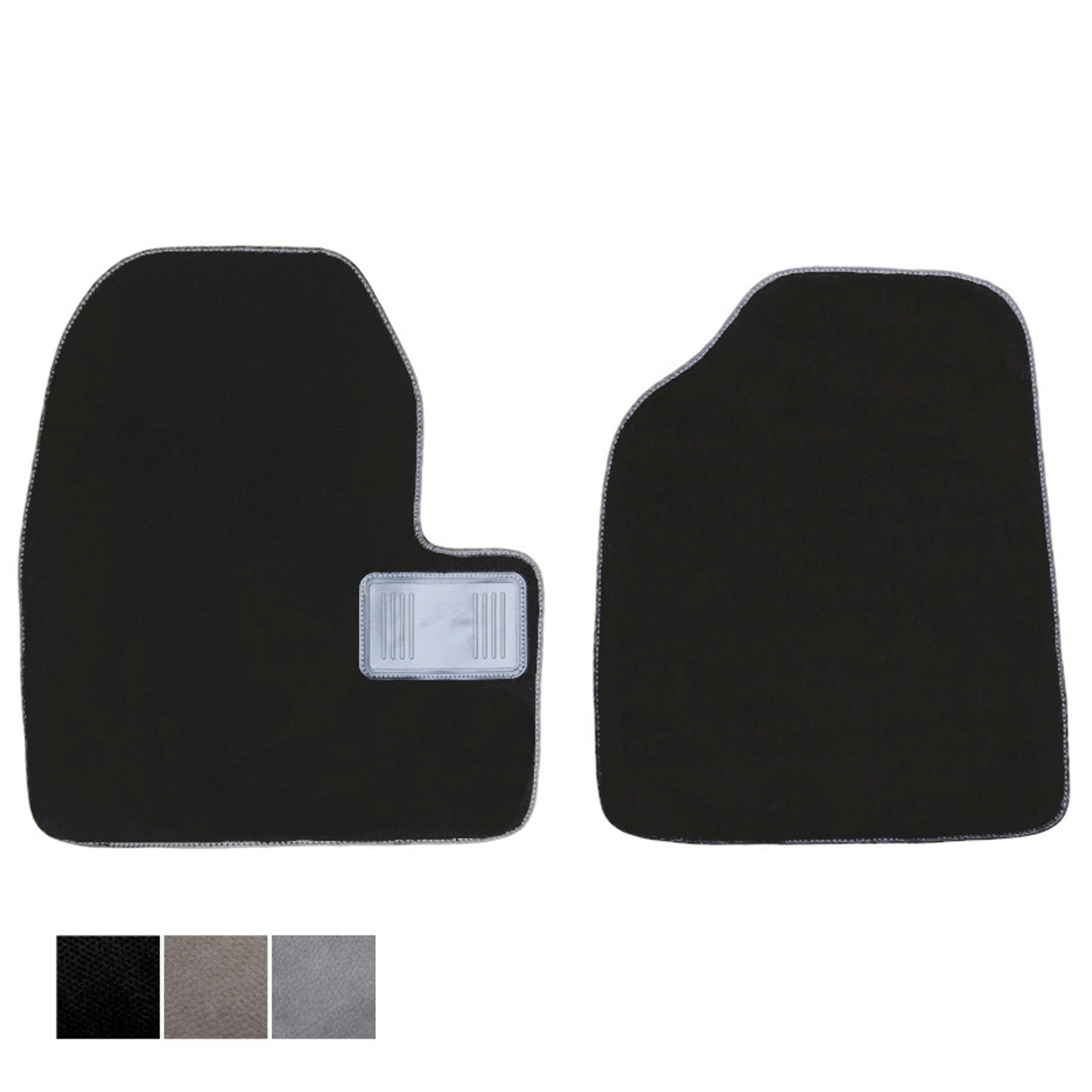 Peterbilt 379 388 & 389 Floor Mats Front TwoPiece Platinum Interior