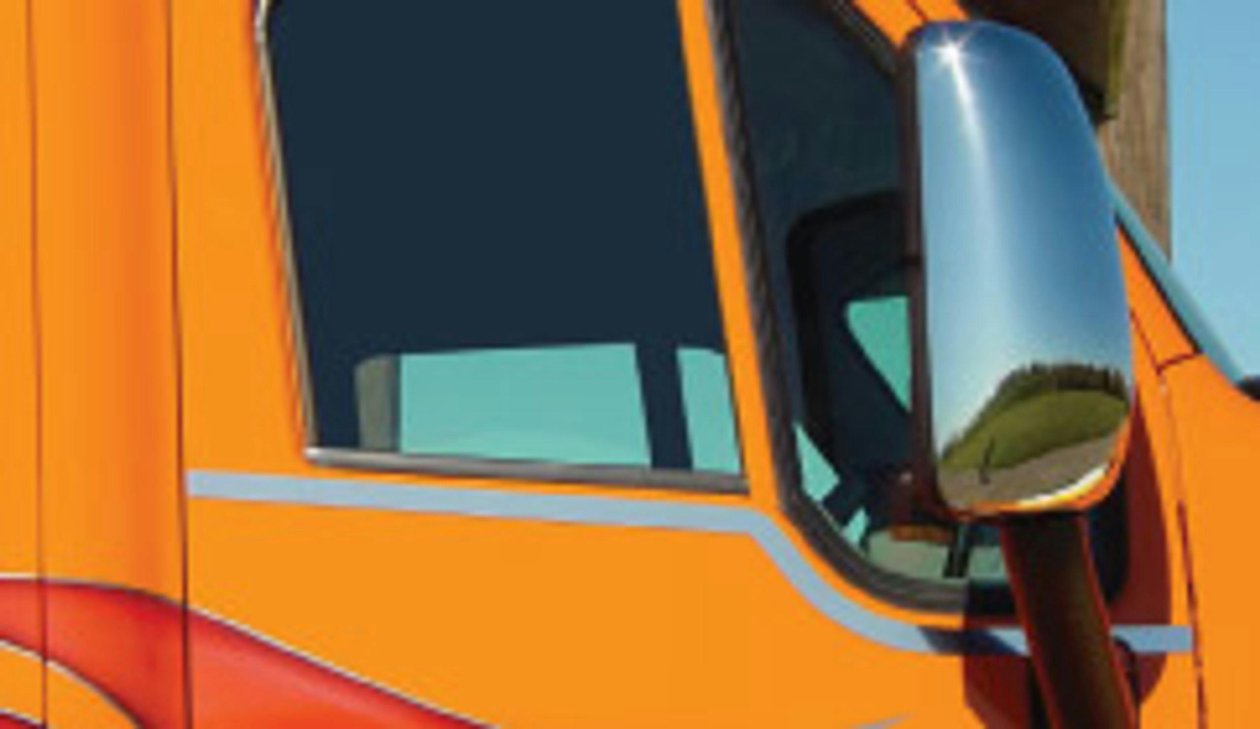 Peterbilt Sleeper/Day Cab Window Trim Stainless Steel 37.25" x 20.375