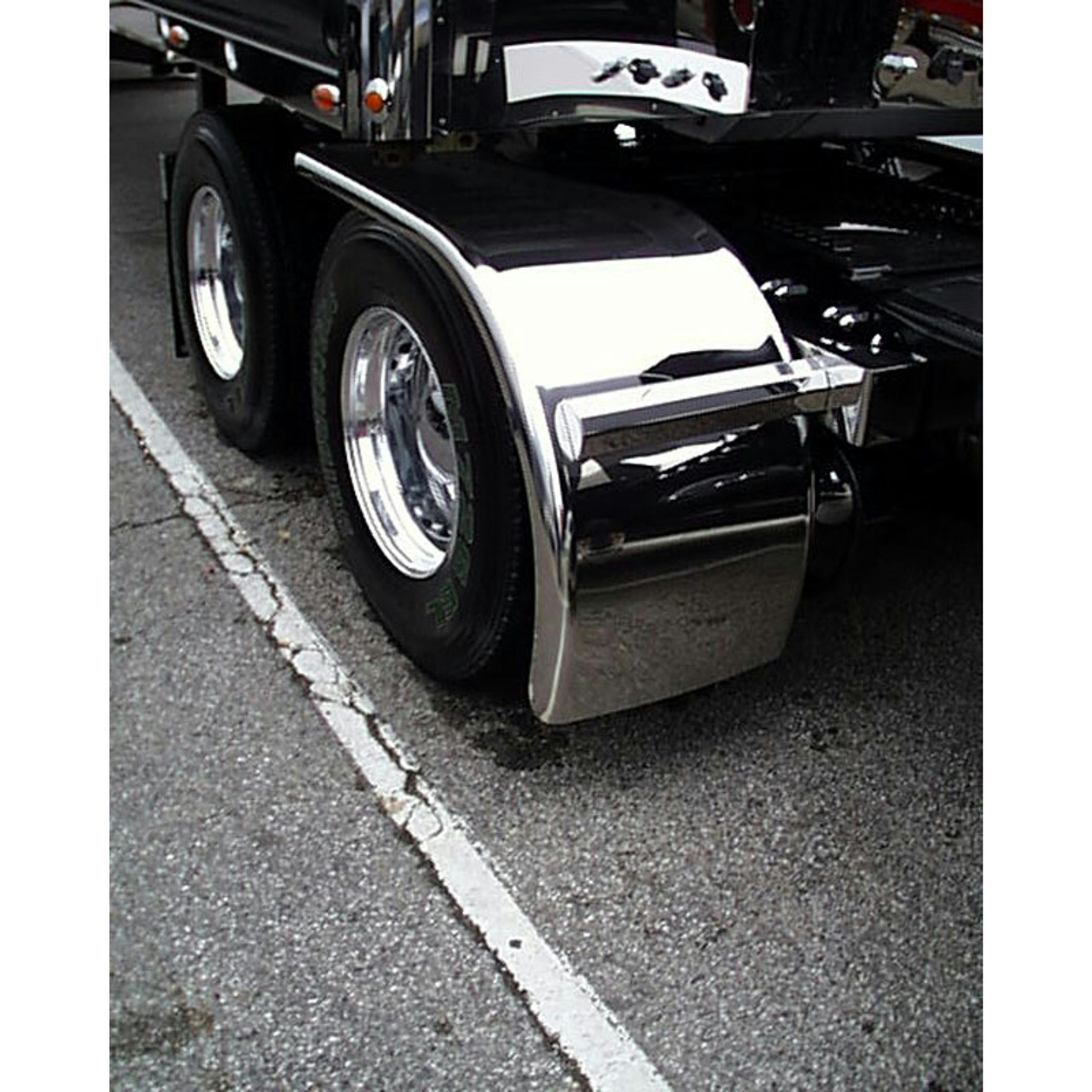 Hogebuilt Value Line Stainless Steel 72" Half Tandem Low Rider Fenders
