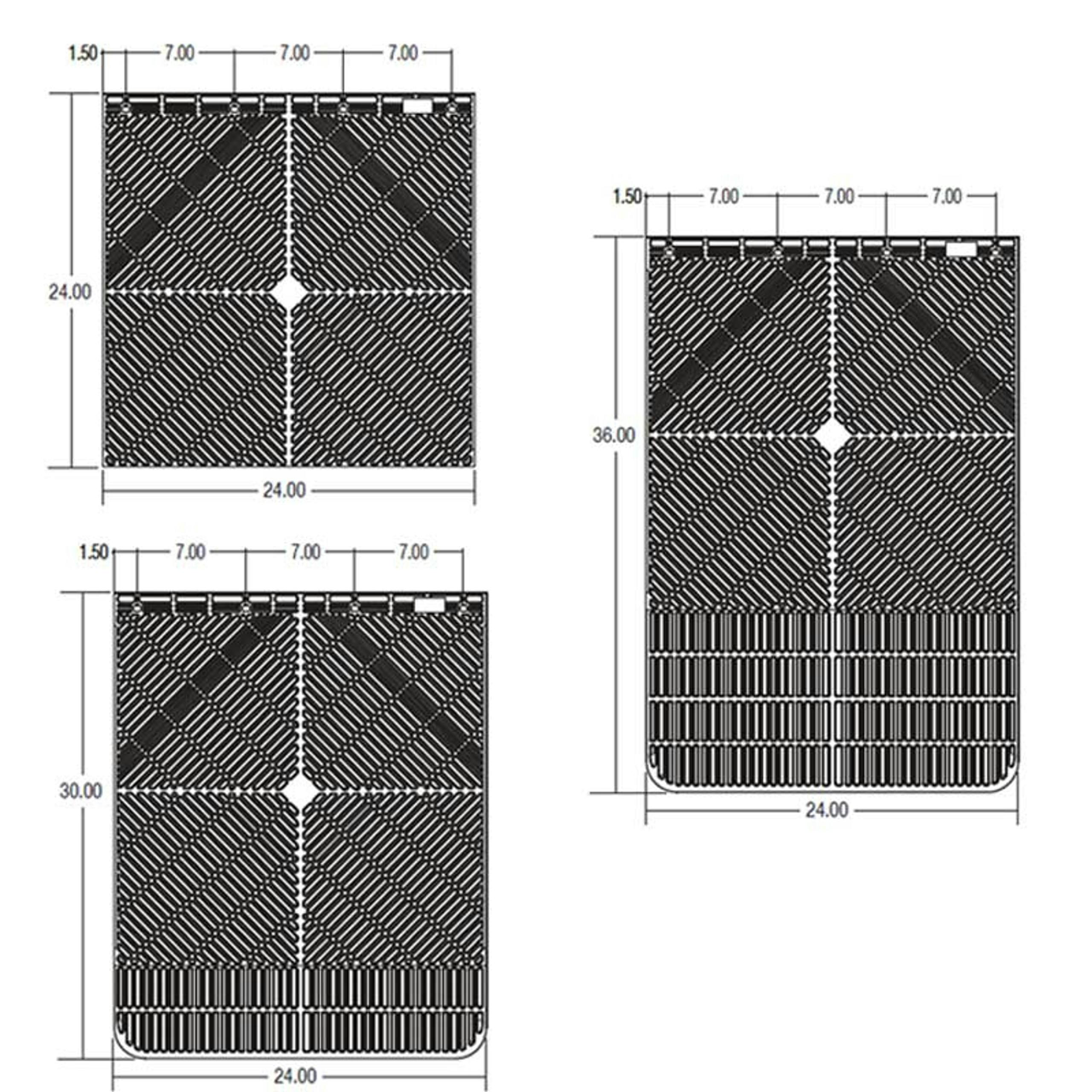 AeroFlap Straight Aerodynamic Mud Flaps