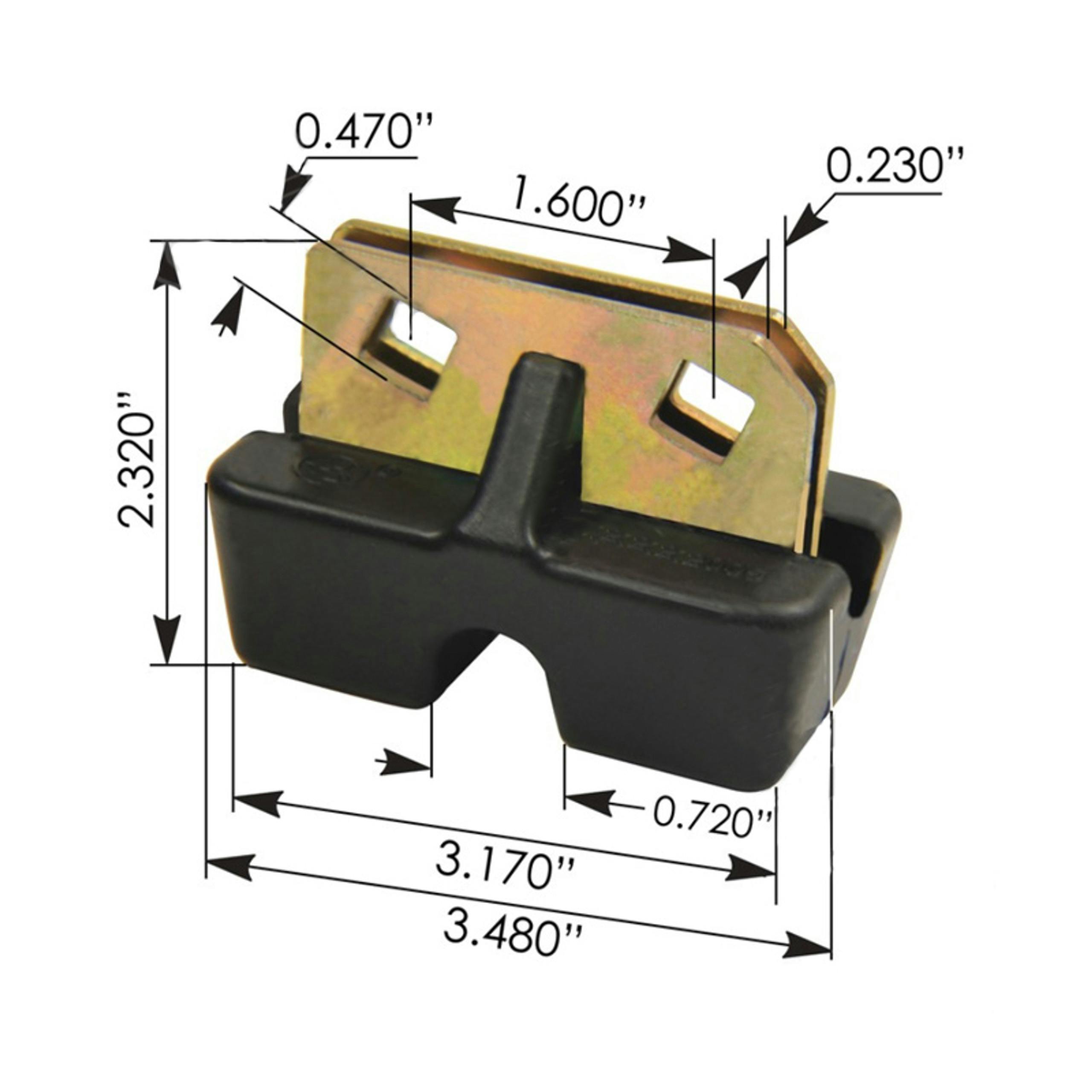 Freightliner Columbia Hood Latch Kit A1715553 Raney's Truck Parts