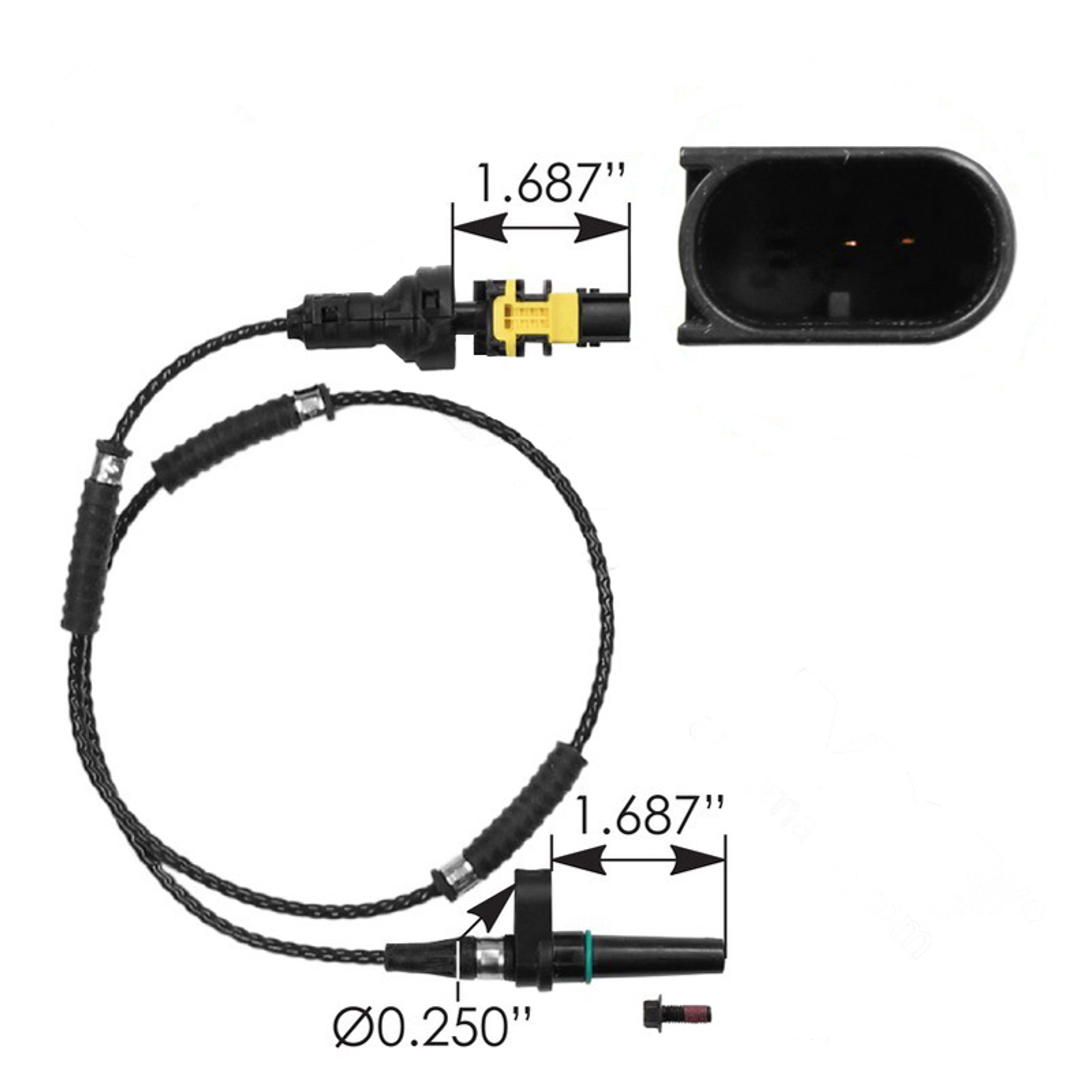 Cummins ISM ISX Turbocharger Speed Sensor 4032068