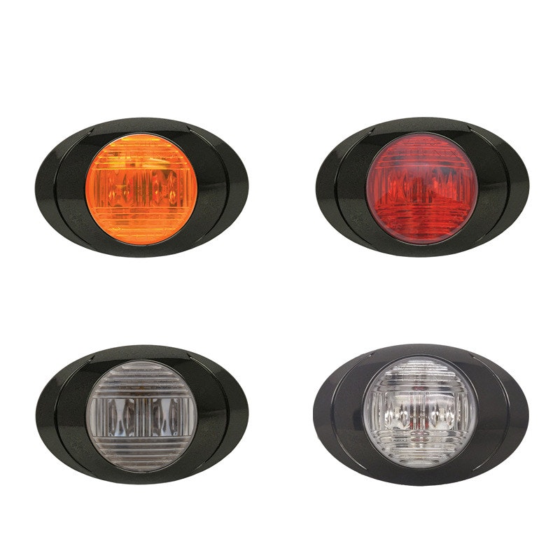 Oval P1 LED Clearance Marker Lights Raney's Truck Parts