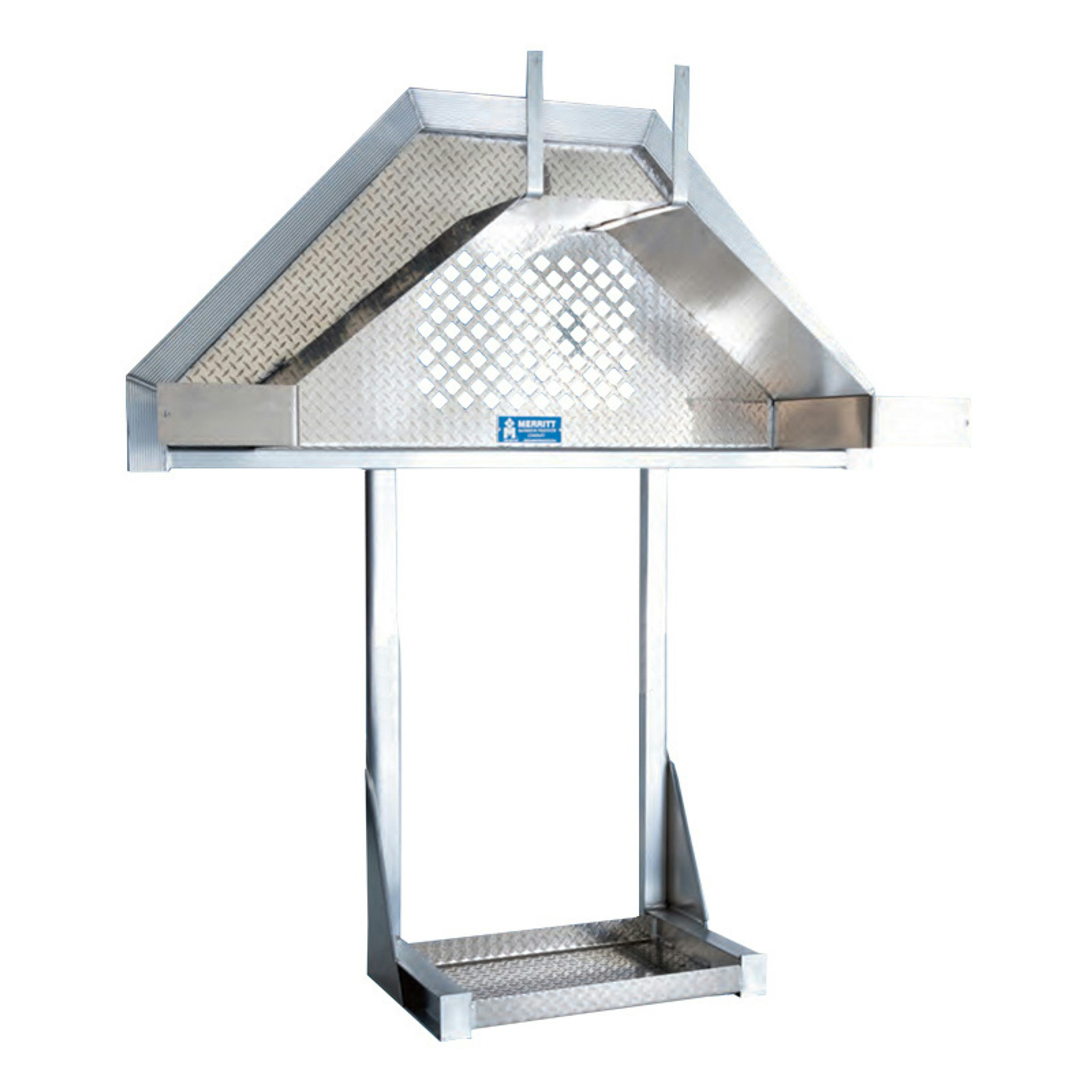 Aluminum Dunnage Rack for Step Deck Trailers By Heavy Duty Ramps