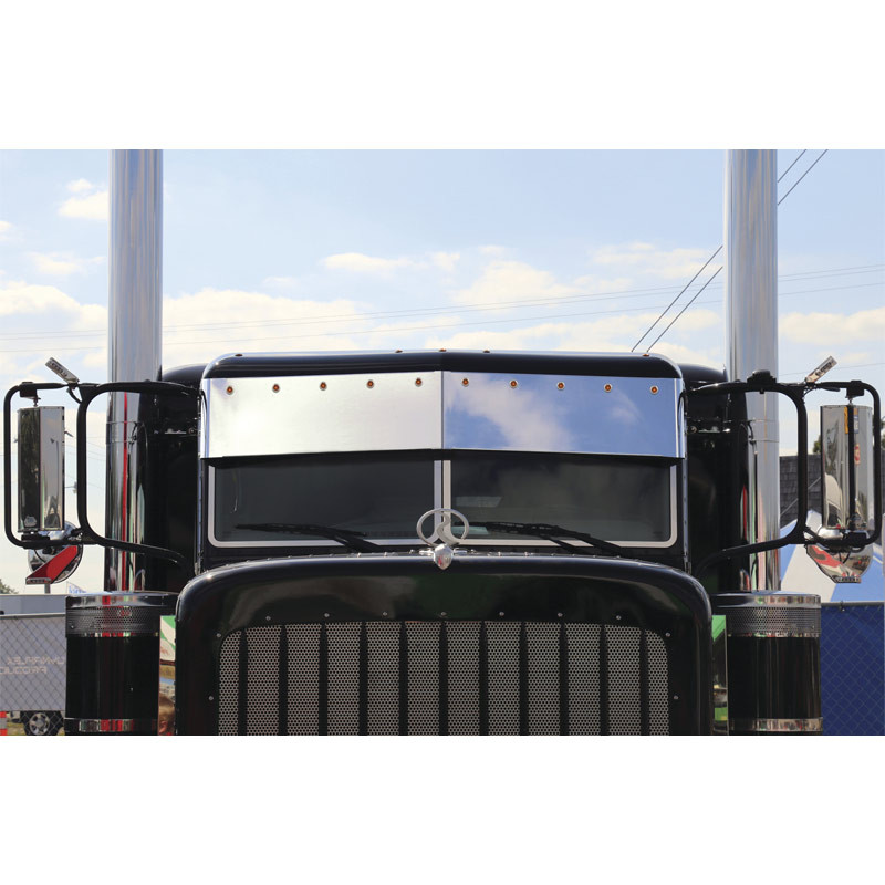 Visiera Per Modellino Peterbilt 379/389 – DCP Scala 1:64, Vedova Nera
