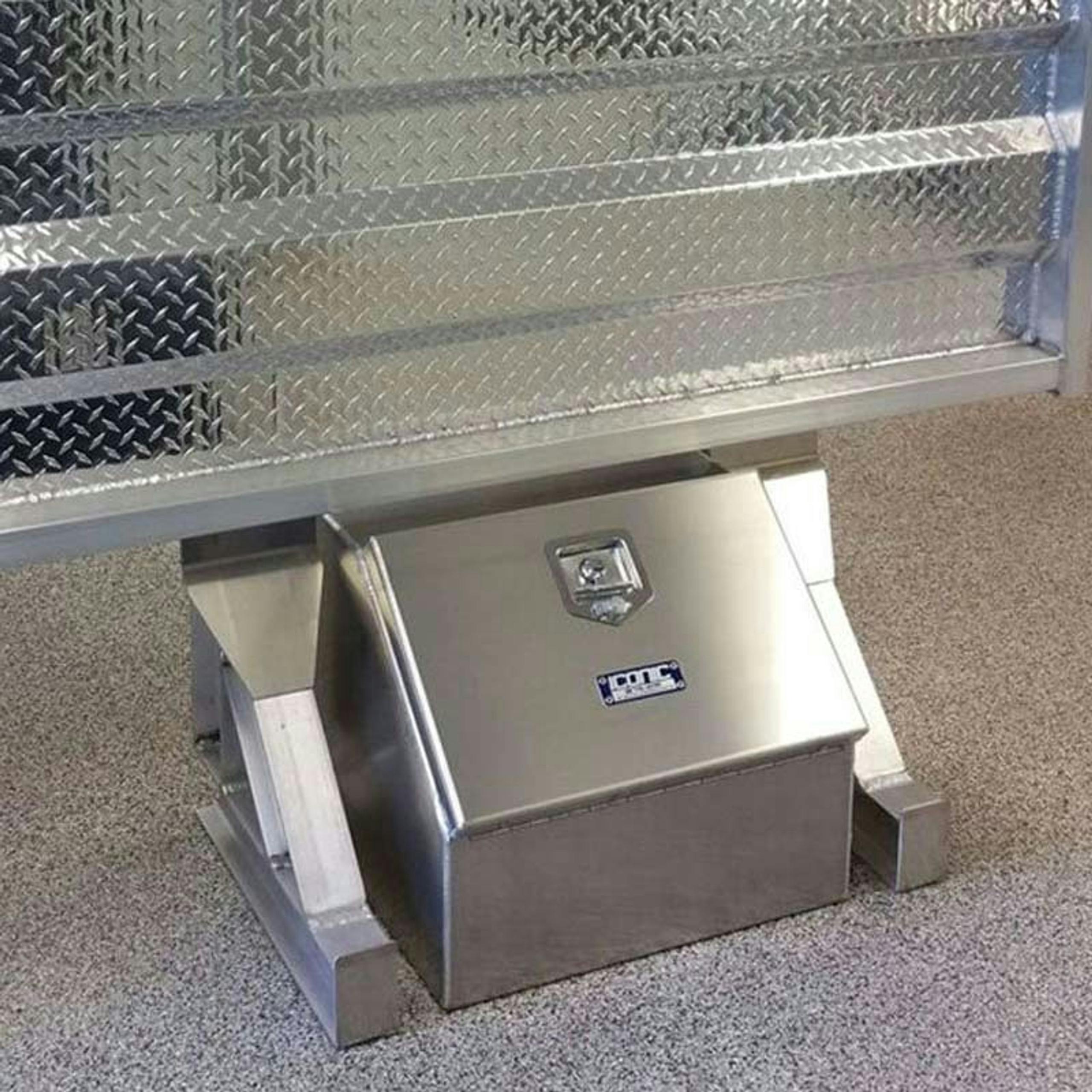 SemiTruck Headache Rack BehindCab Tool Box