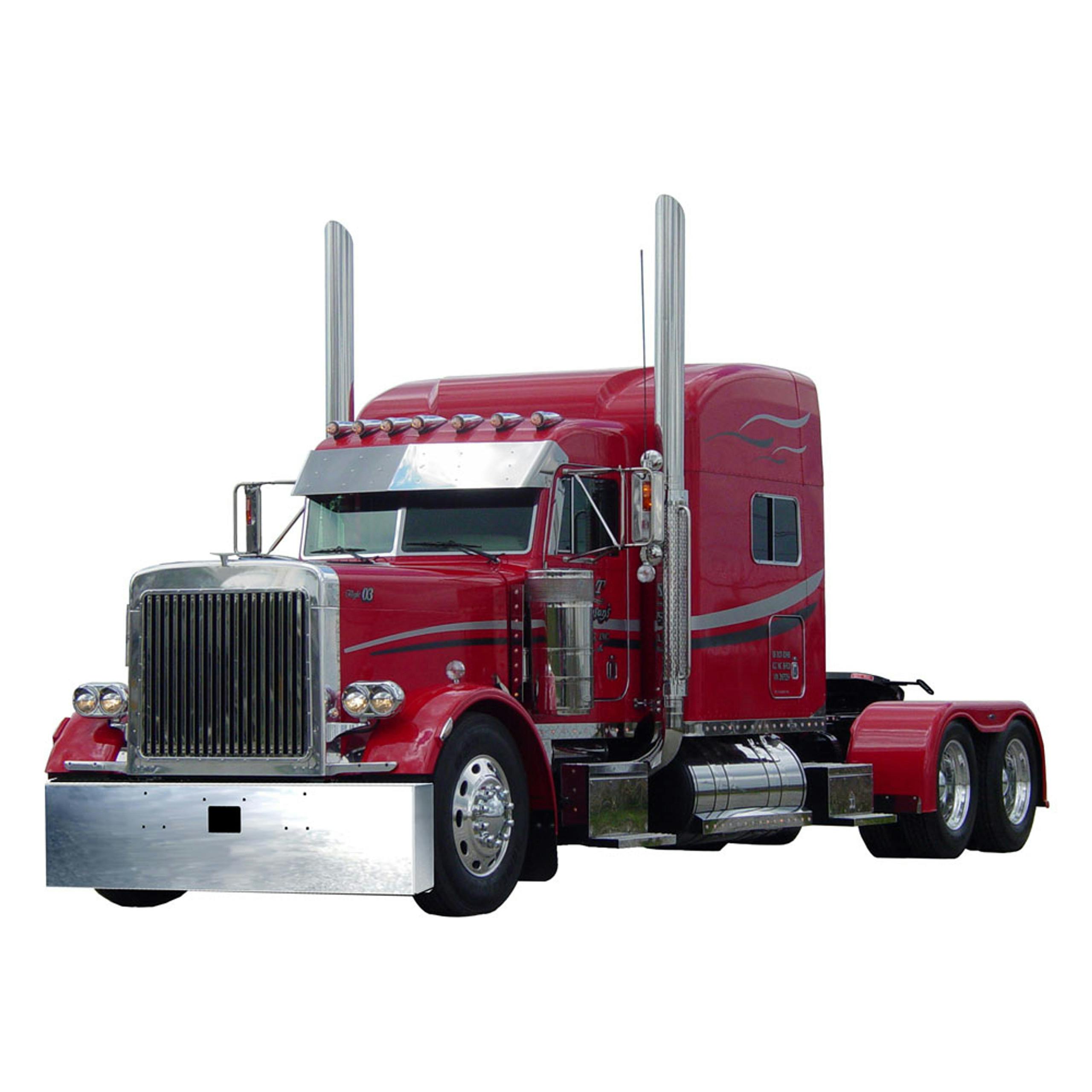 Peterbilt 389 Glider Chrome Plated Stainless Steel 7