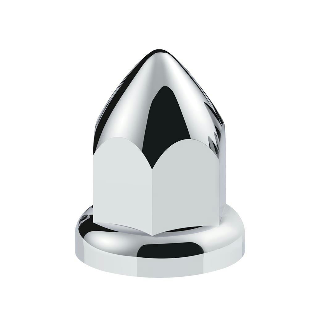 60 Pack of Chrome 33mm Push On Bullet Nut Covers With Flange Raney's