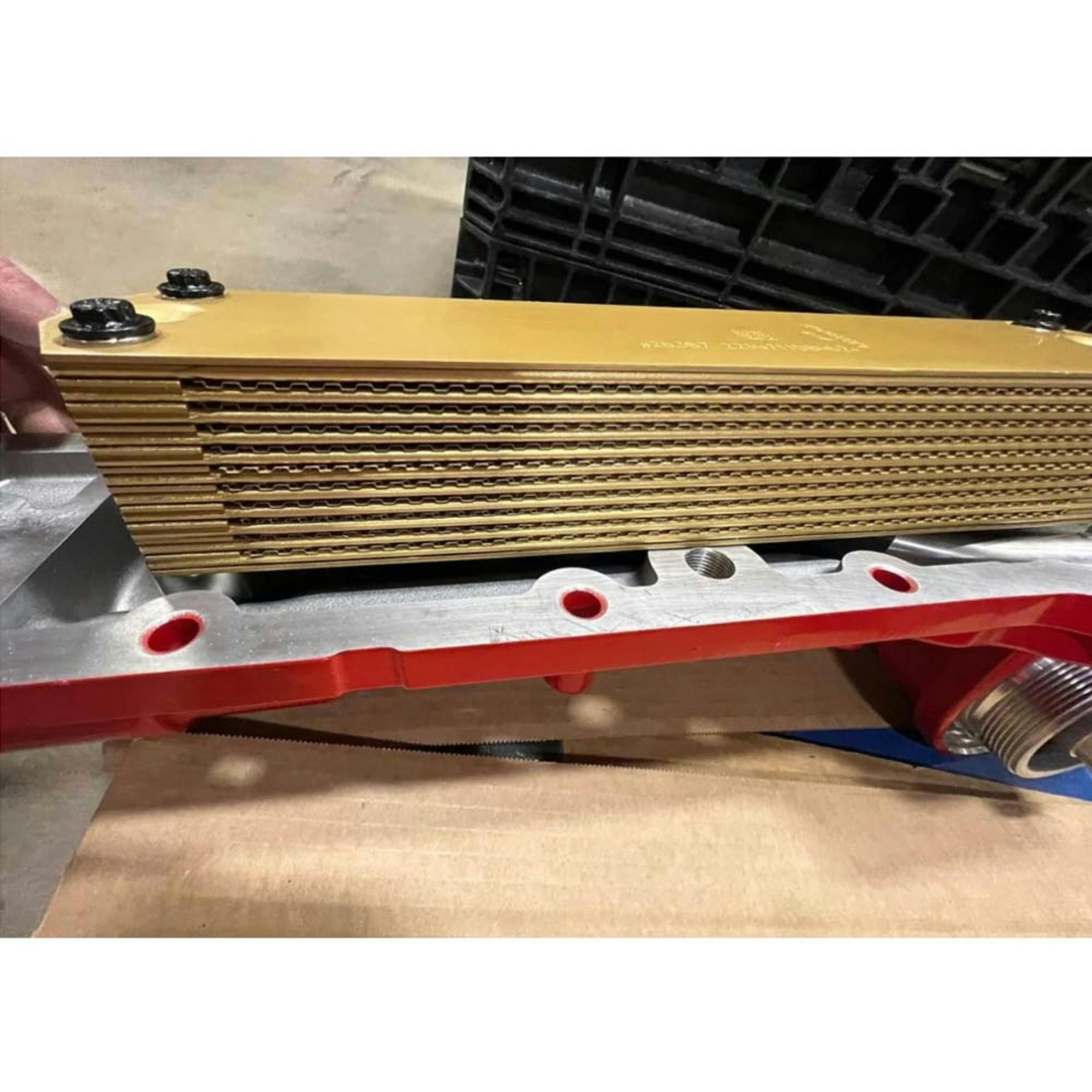 Cummins X15 ISX Dual Pass Big Boss Oil Cooler