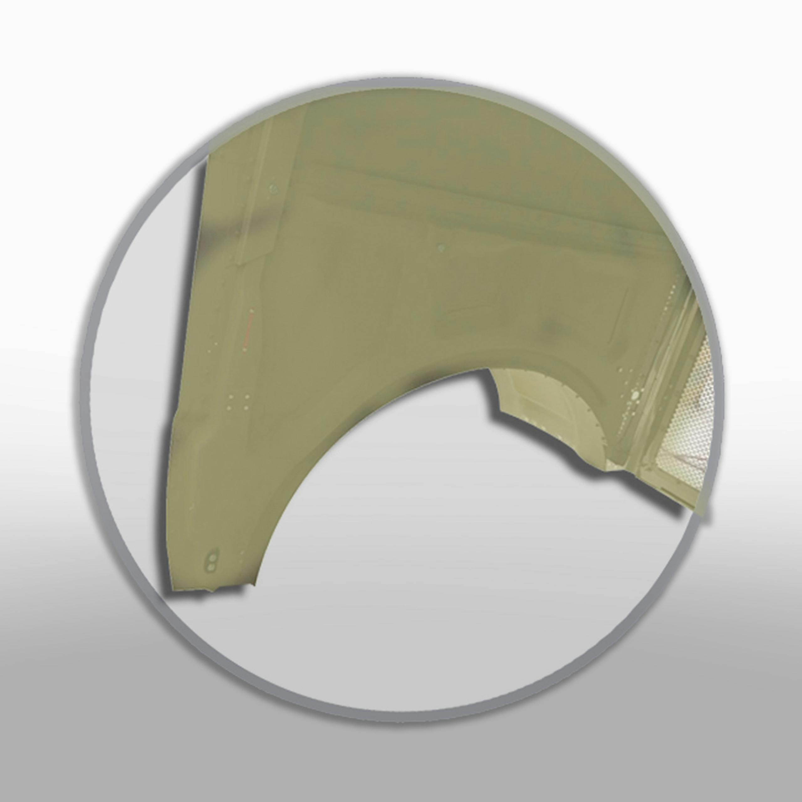 Peterbilt 389 Aluminum Hood With Fiberglass Fenders Stainless Steel