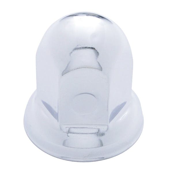 33mm Chrome Steel Lug Nut Cover With Flange