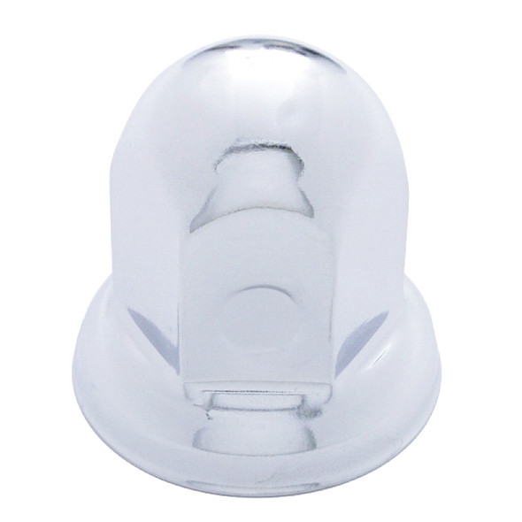 33mm Chrome Steel Lug Nut Cover With Flange