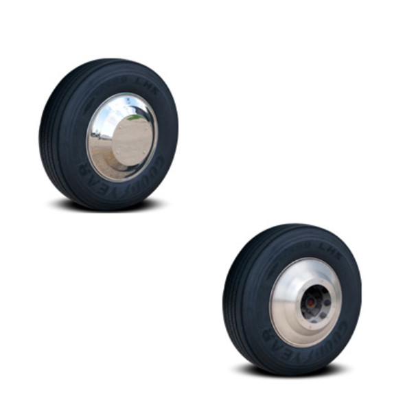 Aero Axle Covers for Front Steer Wheels