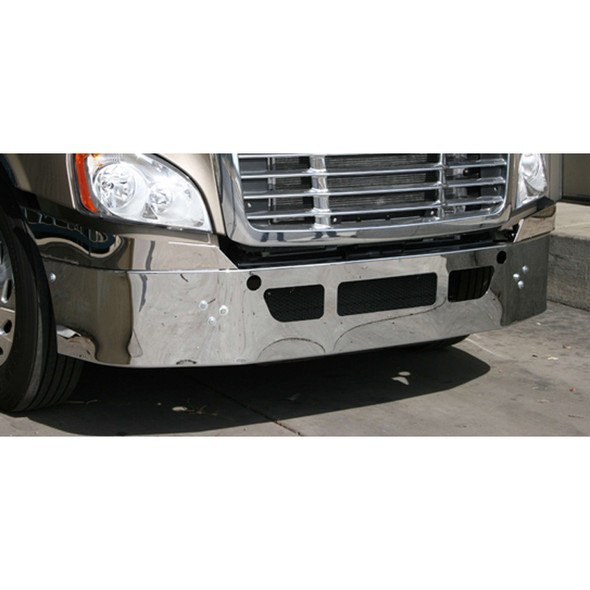 Freightliner Cascadia Bumper Chrome Mounted