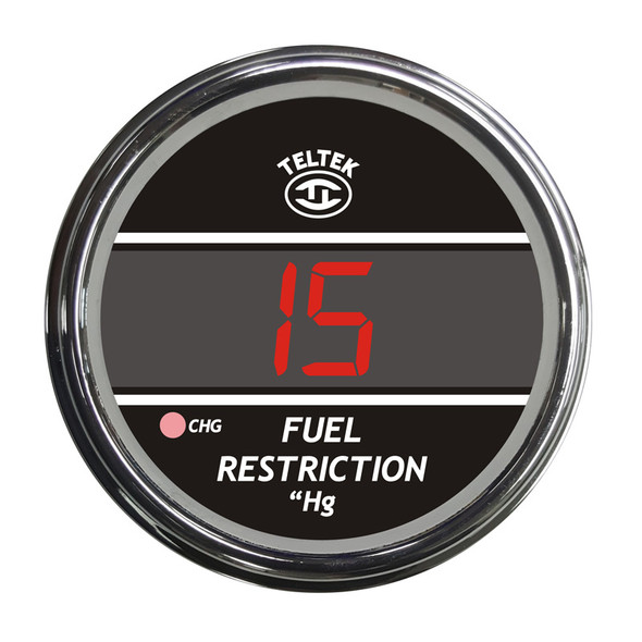 Truck Fuel Restriction Teltek Gauge - Red