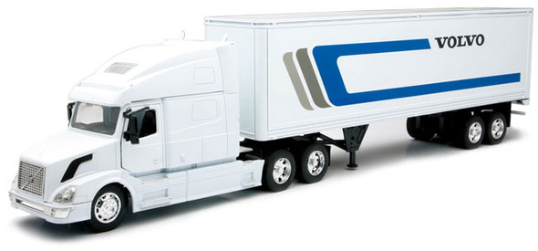 Volvo VN-780 With 40' Container In White With Volvo Insignia