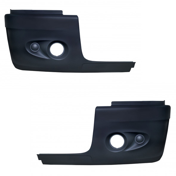 Freightliner Century Bumper Ends One Light Hole Cut Outs