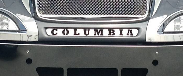 Freightliner Columbia Grill Panel Insert (Installed)