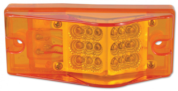 Rectangular Amber Clearance Marker LED Amber Lens