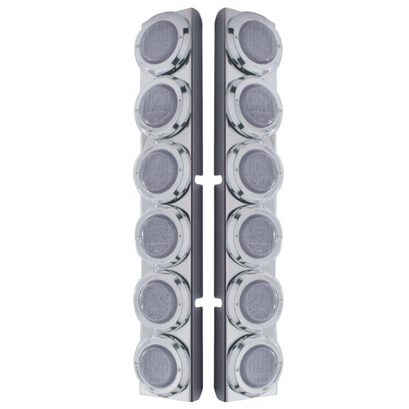 Peterbilt 379 389 Rear Air Cleaner Light Bar With 12 LEDs & Clear Lens