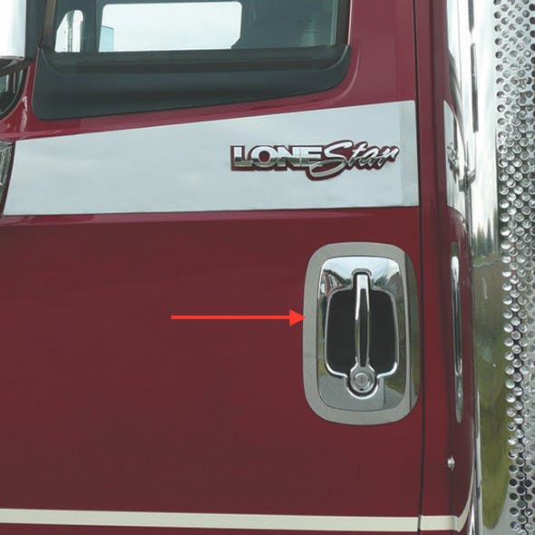 International Door Handle Surround Trims On Truck