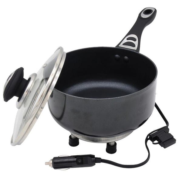 RoadPro Portable Sauce Pan With Non-Stick Surface - Top View